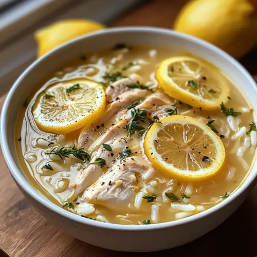 Griechische Zitronenhühnersuppe