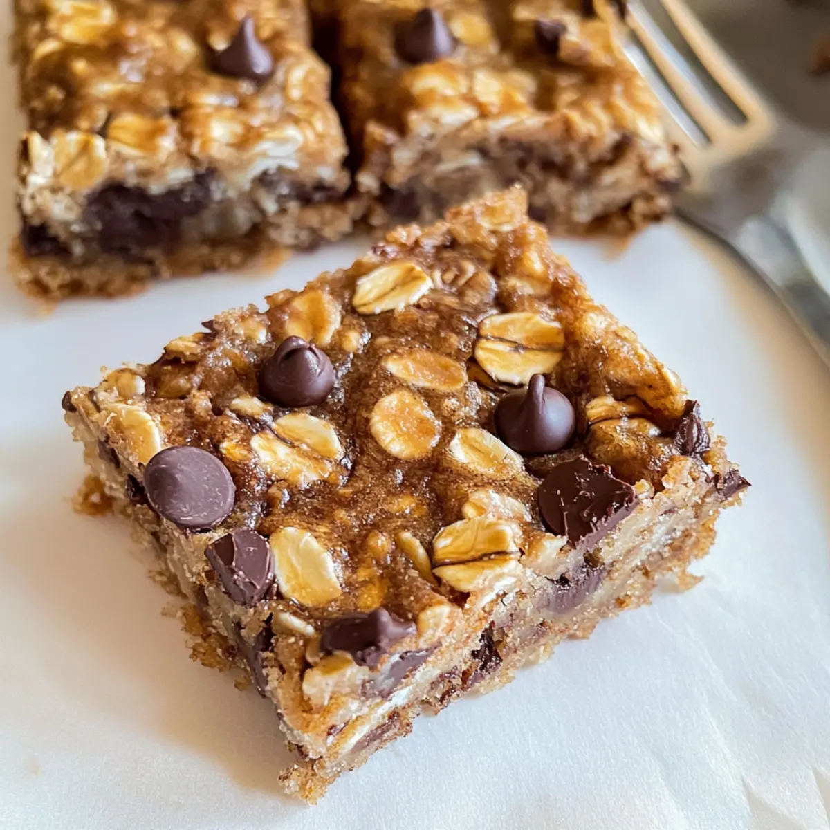 Bananen-Haferflocken-Riegel