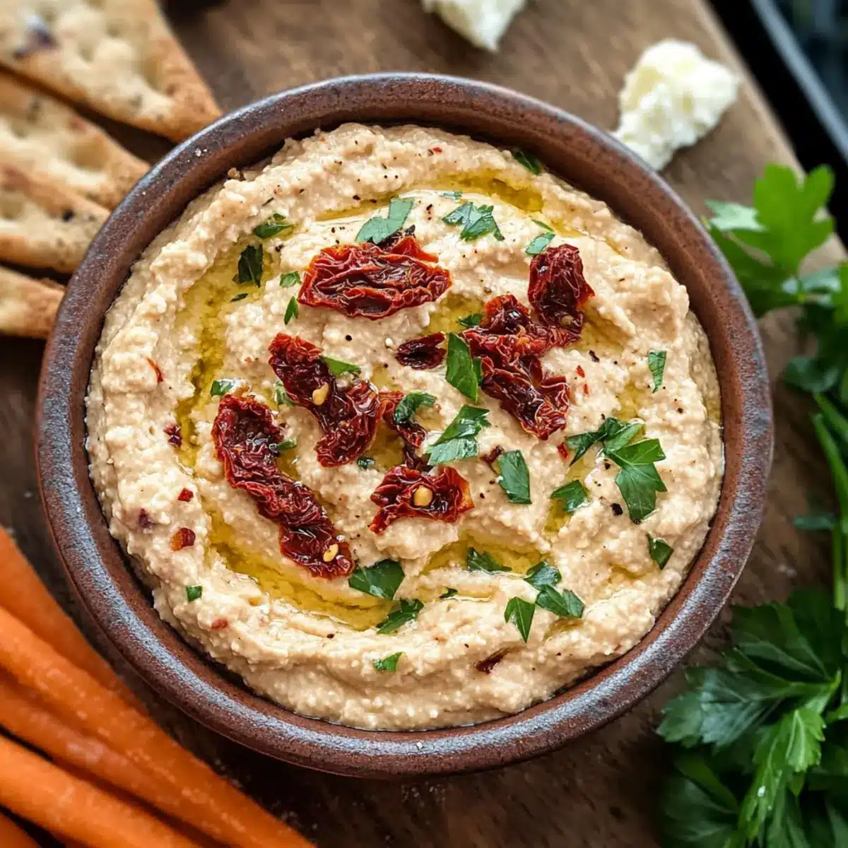 Tomaten-Feta-Dip