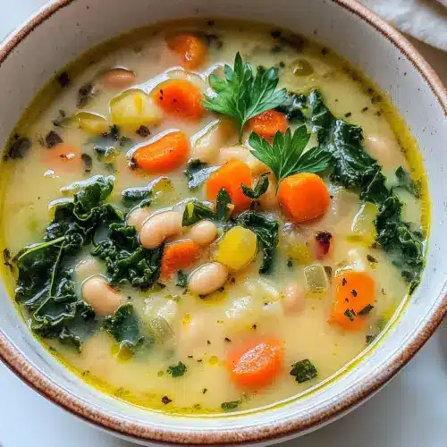 frisch zubereitete Suppe