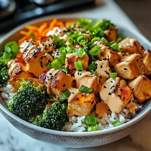 Bang Bang Hähnchen Schüssel