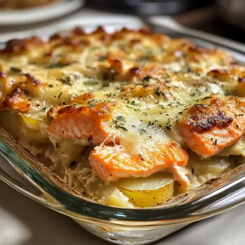 Lachs-Kartoffel-Auflauf
