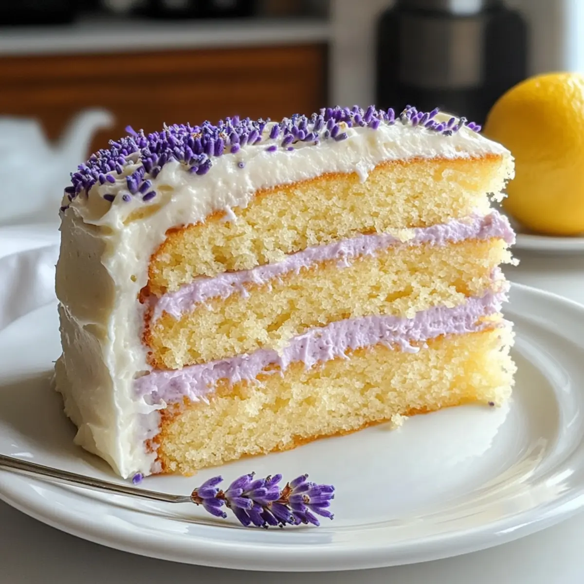 Zitronen-Lavendel-Kuchen