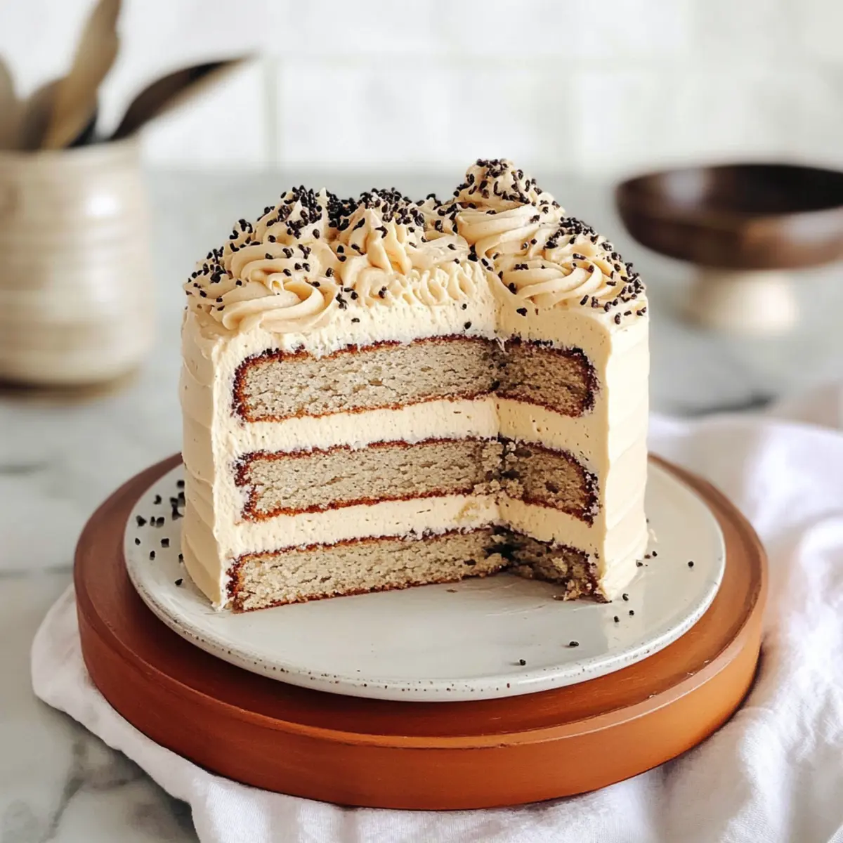 London Fog Kuchen mit Earl Grey Buttercreme