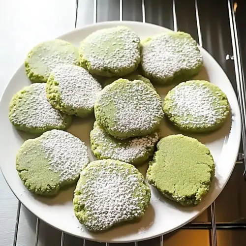 Matcha-Zucker-Kekse