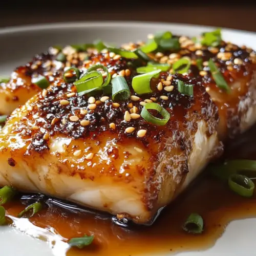 Miso Honig Glasierte Seebarsch