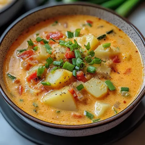 Würzige Cajun-Kartoffelsuppe