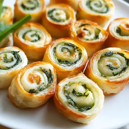 Spinat-Pinwheels