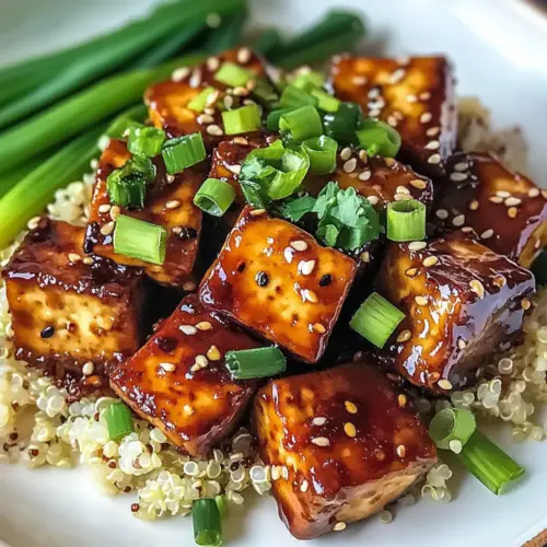 Klebriger Miso-Tofu