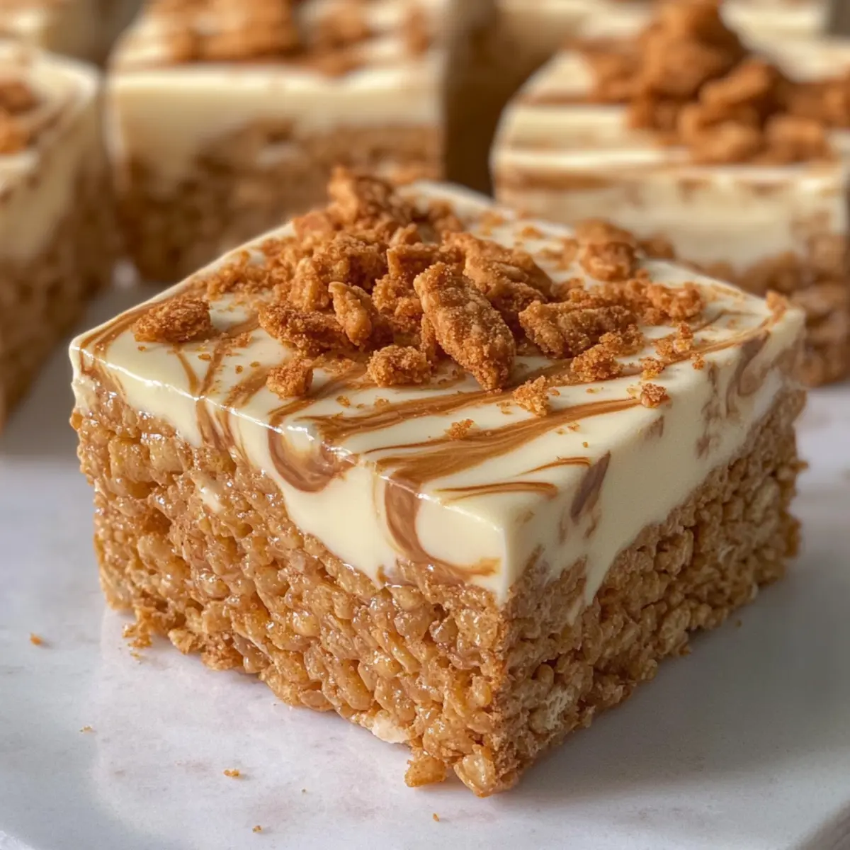 Biscoff Rice Krispie Leckereien