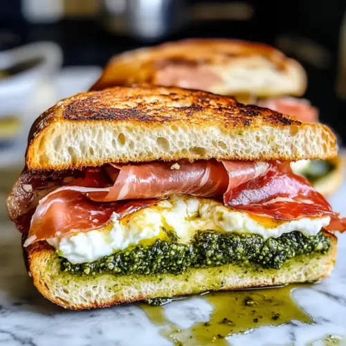 Burrata Pesto Sandwich