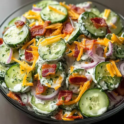 Klassischer Gurken-Ranch-Crack-Salat