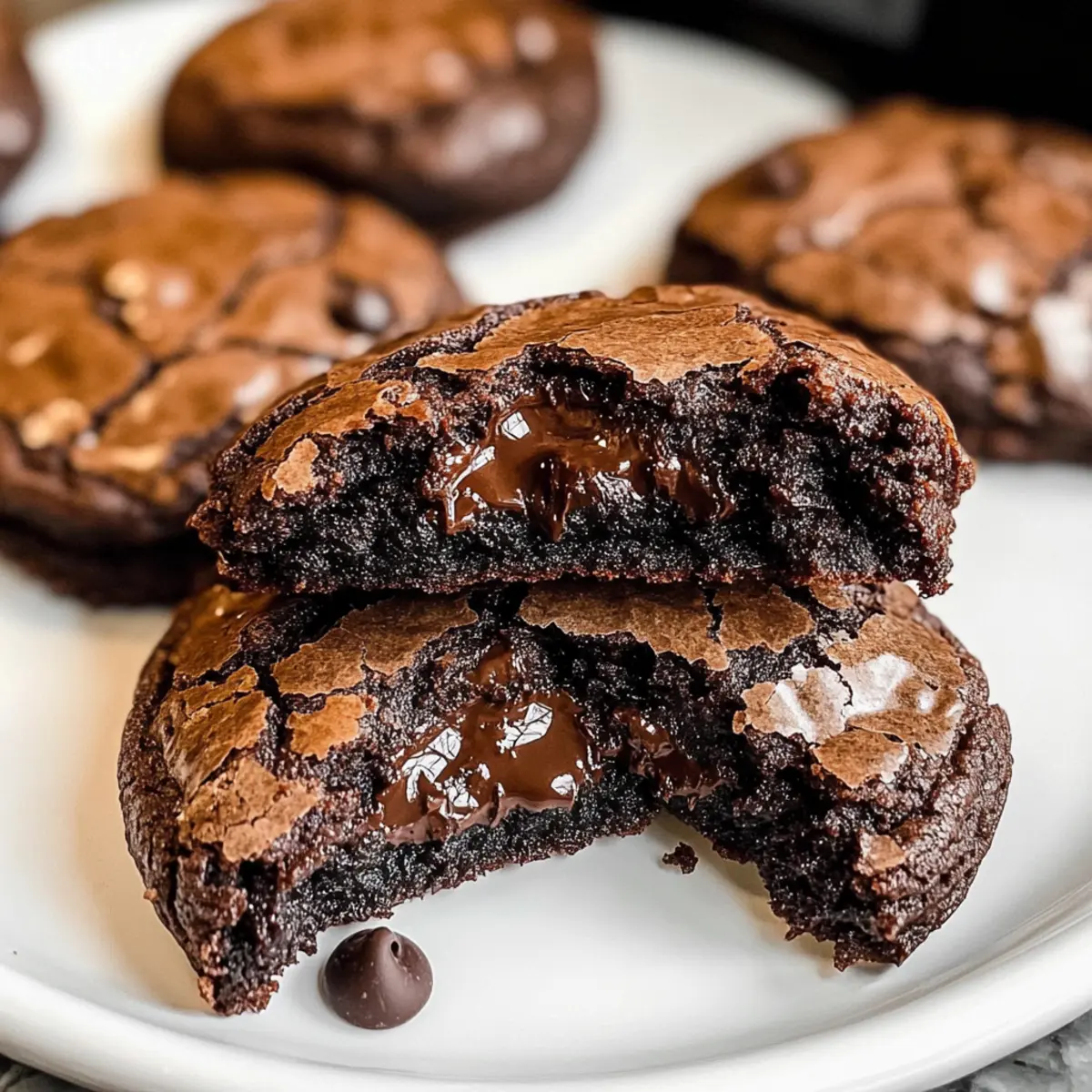 Schokoladige Keks-Brownies