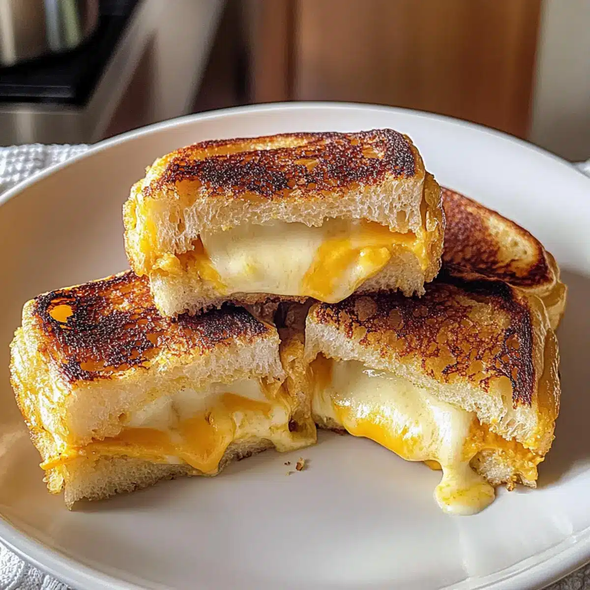 Hawaiian Roll Gegrillter Käse