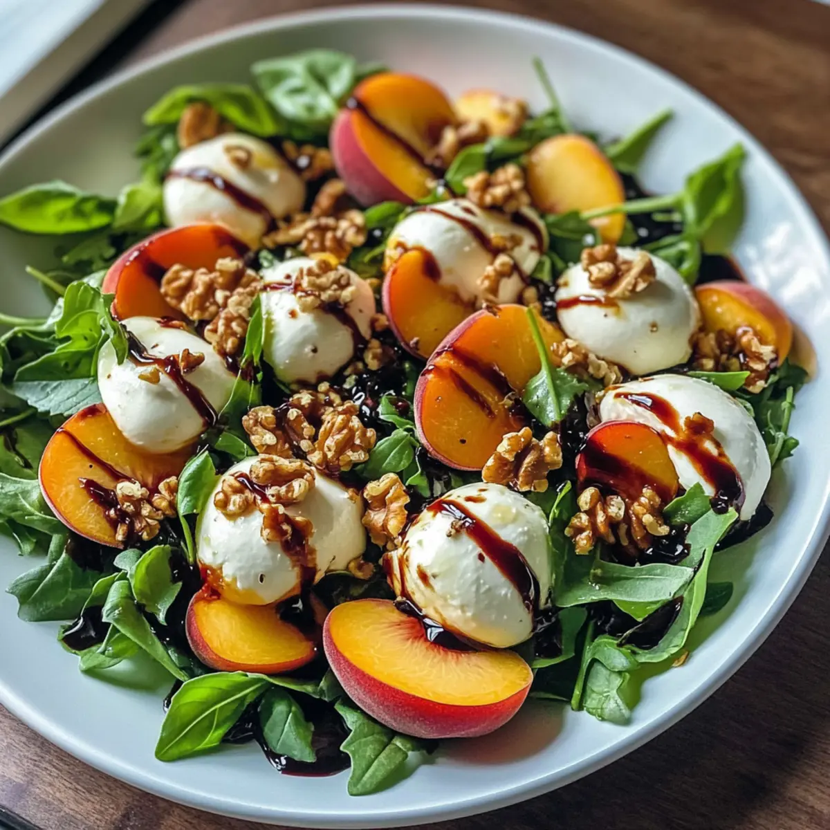 Pfirsichsalat