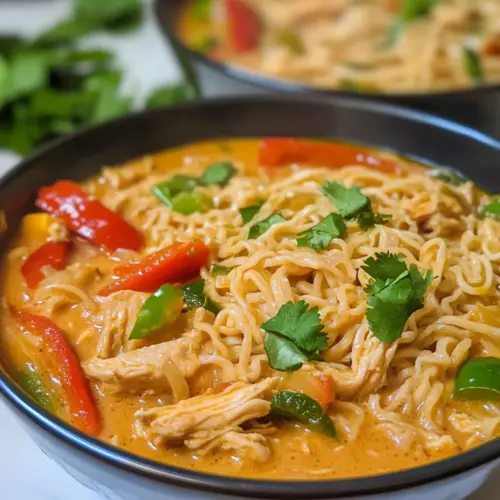Thai Erdnussbutter Ramen
