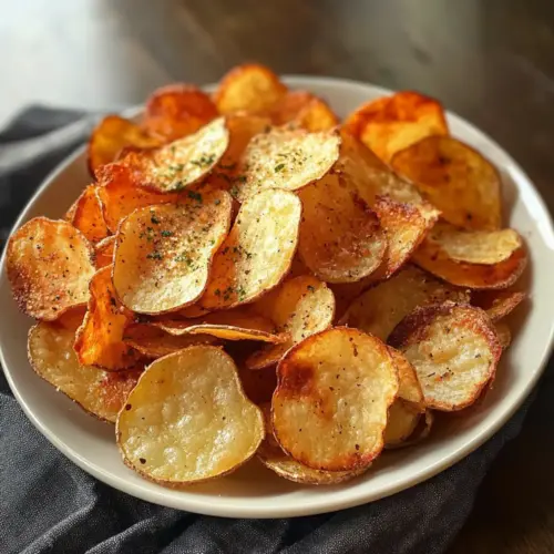 Luftfritteuse Kartoffelchips