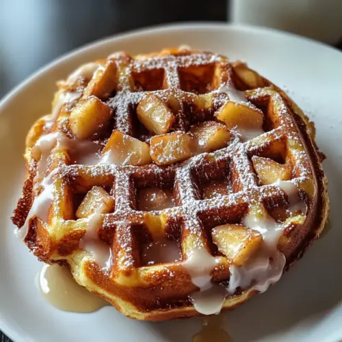 Apfelkücherl Waffel Donuts