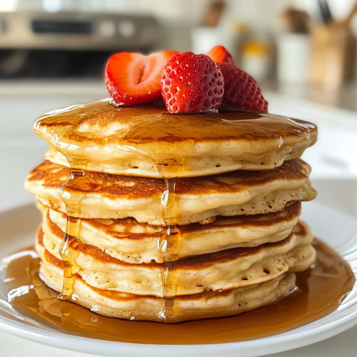 Beste flauschige Pfannkuchen