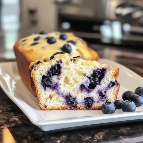 Blaubeer Frischkäse Brot