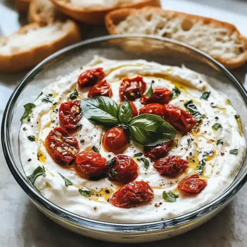 Burrata-Dip Tomate-Basilikum