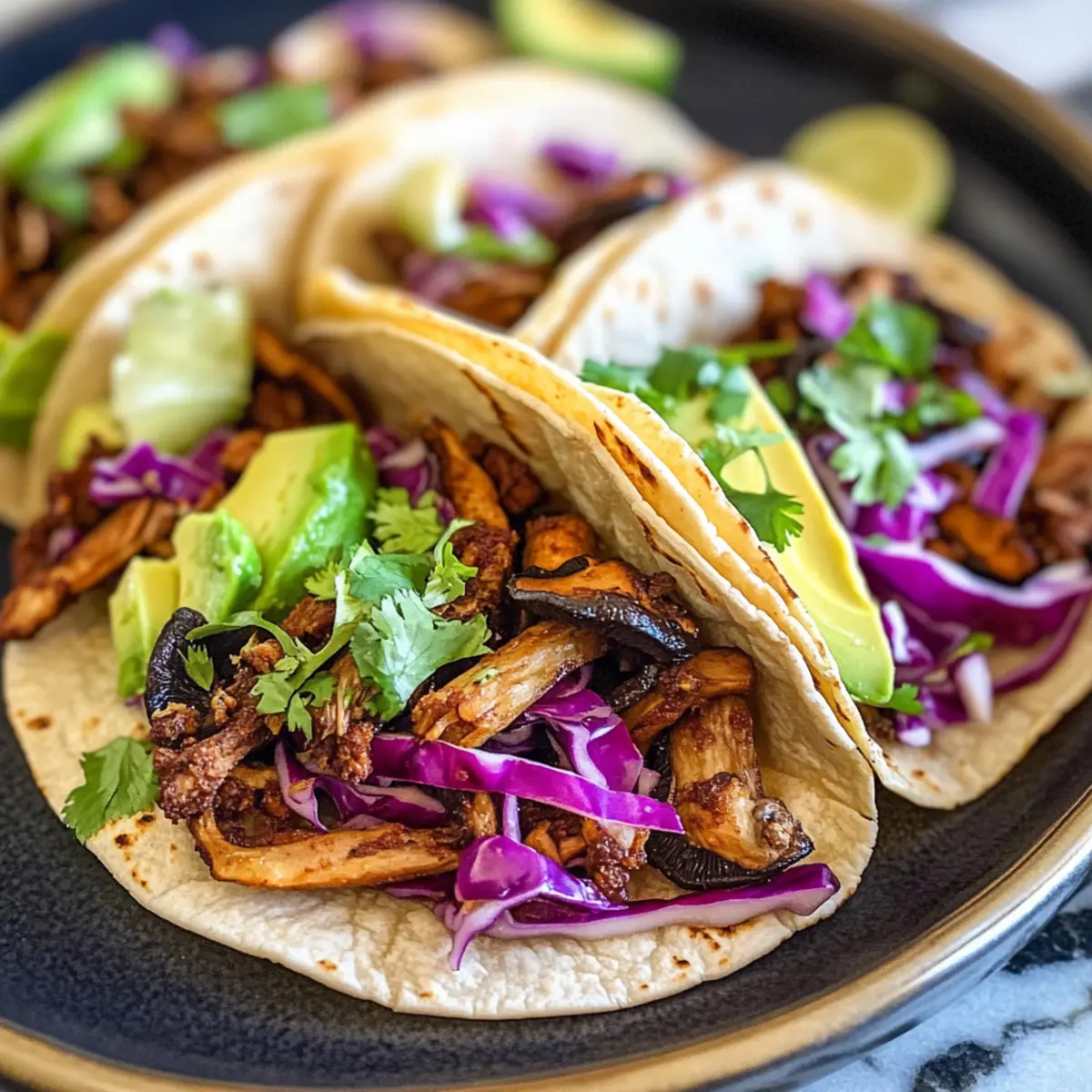 Carnitas mit Pilzen