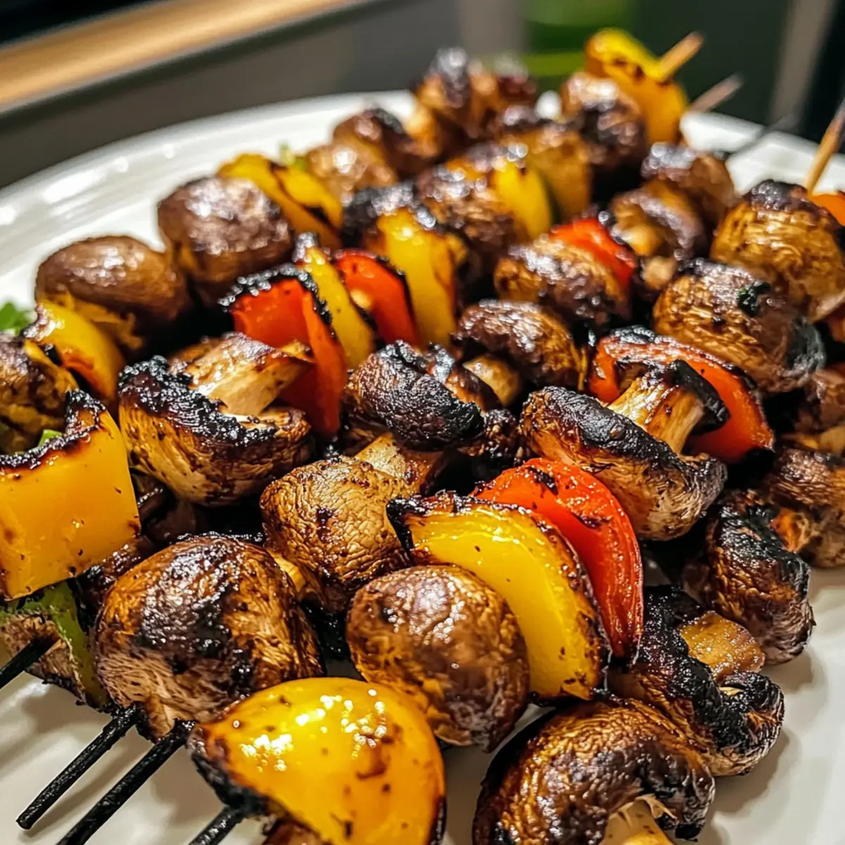 Champignon-Spieße