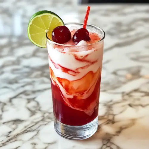 Kirsche Limette Frostige Limonade