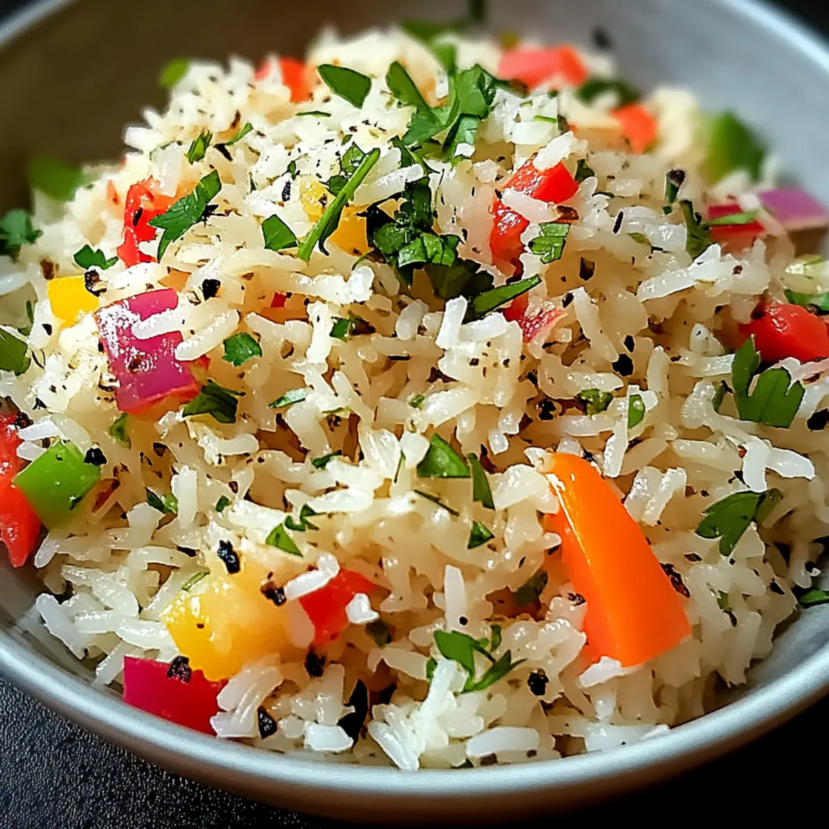 Kokosnuss Pfeffer Reis