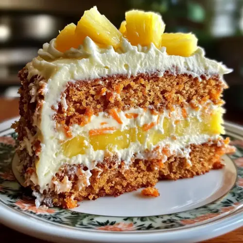 Hawaiian Karotten-Ananaskuchen