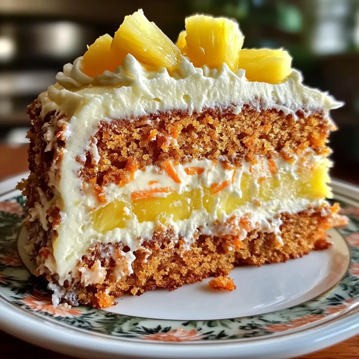 Hawaiian Karotten-Ananaskuchen