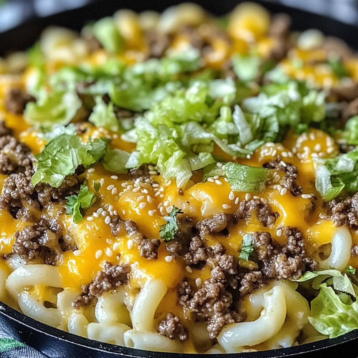 Keto Smashburger Mac Pfanne