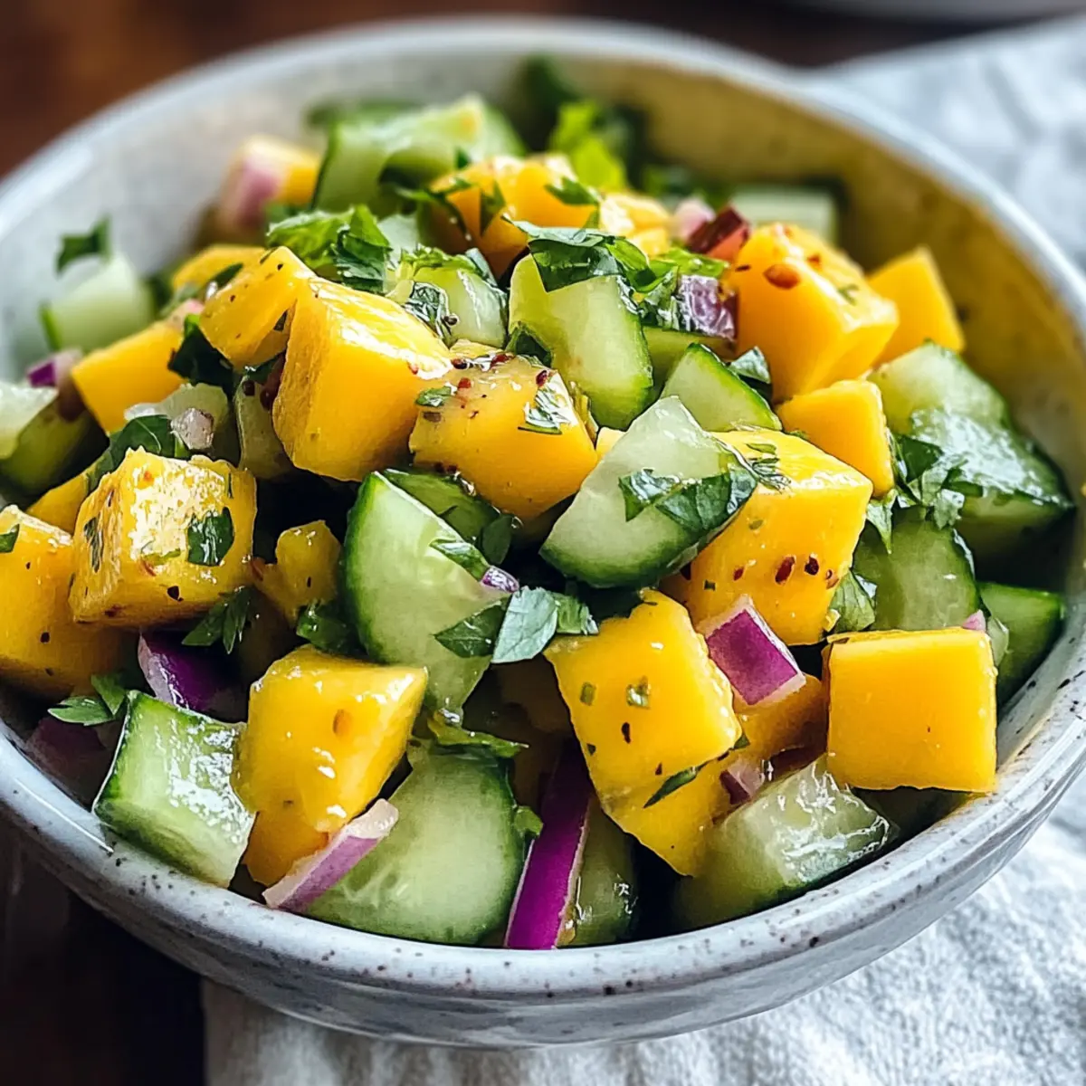 Mango-Gurken-Salat