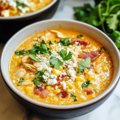 Mexikanische Straßenmaissuppe