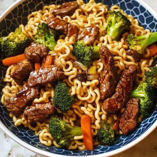 Mongolisches Rindfleisch Ramen