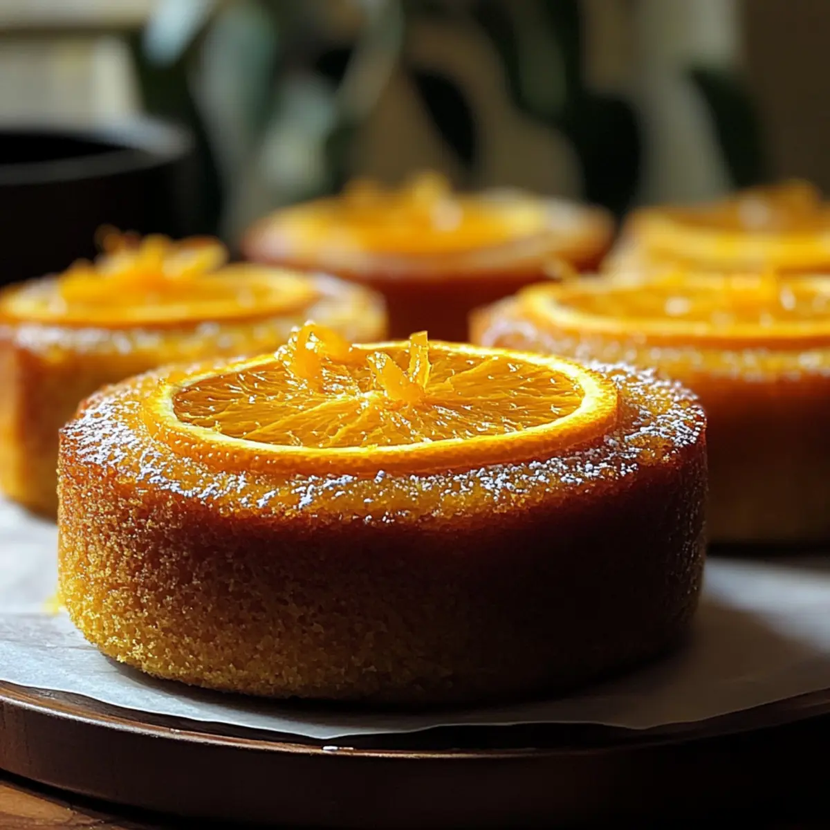 Orange Ingwer Honig Kuchen