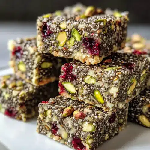 Pistazien Cranberry Chia Riegel