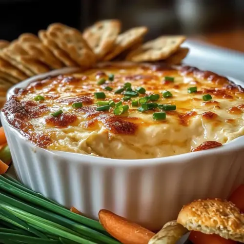 Räucherkäse und karamellisierte Zwiebel Dip