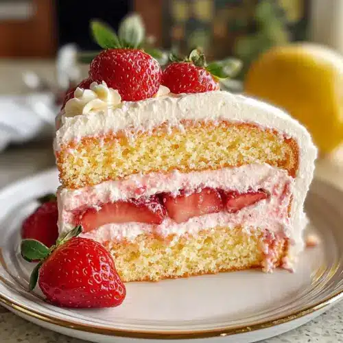 Erdbeer-Zitronen-Kuchen