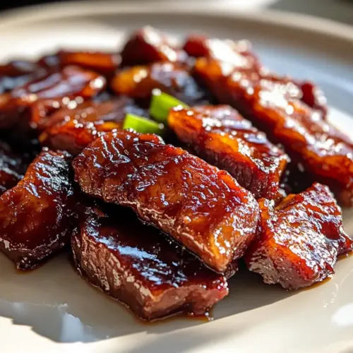 Süße und herzhafte Char Siu Rindfleisch Delikatesse