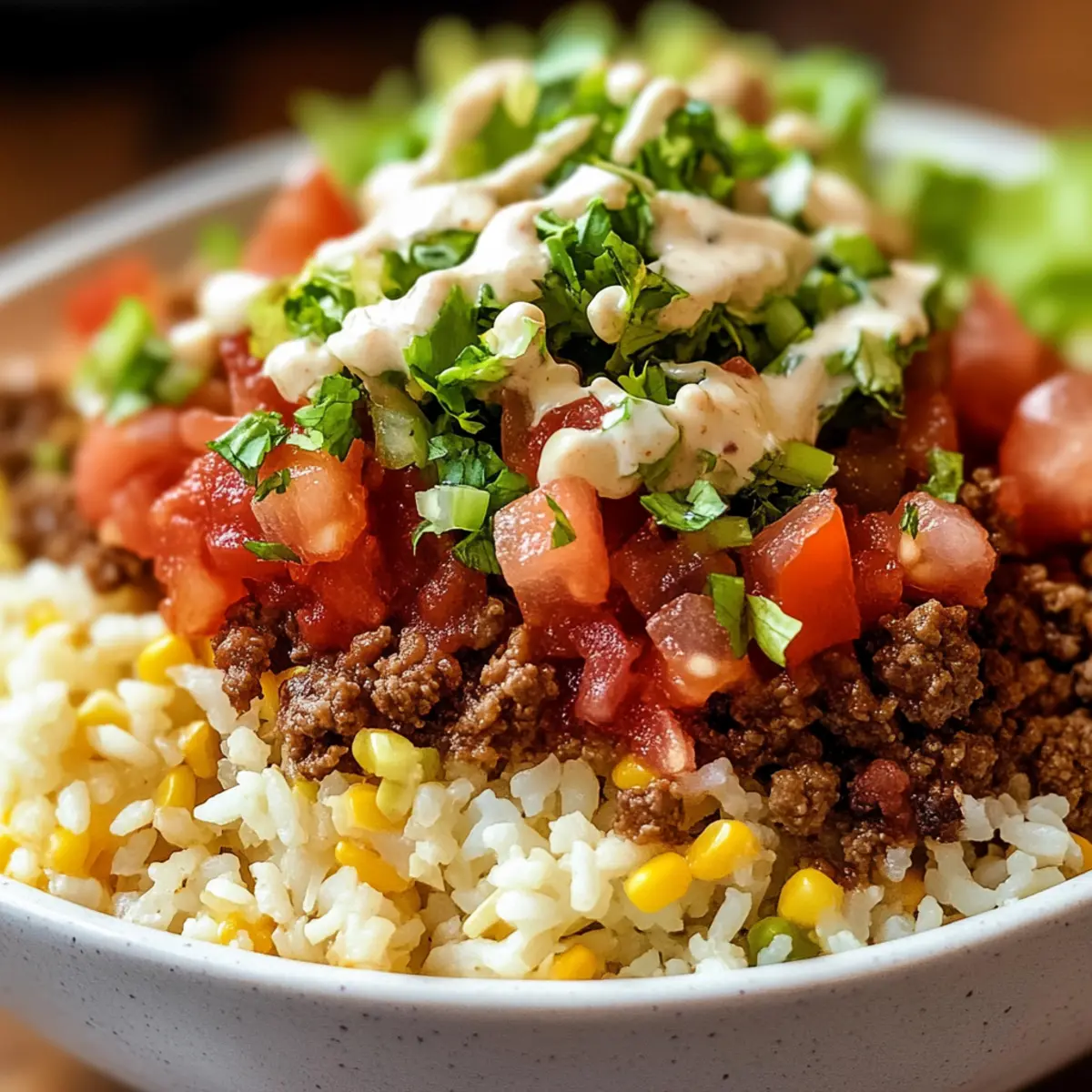 Taco Reis Schüssel