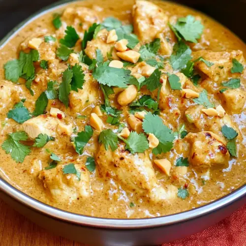 Thai Erdnuss-Hühnchen
