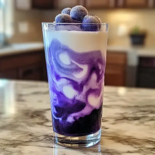 Zuckerfreie Heidelbeer-Italian Cream Soda