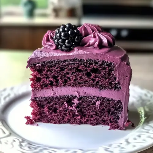 Schwarze Johannisbeere Samt Kuchen Glück