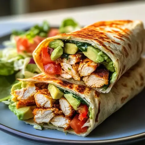 Hühnchen Crunch Wrap