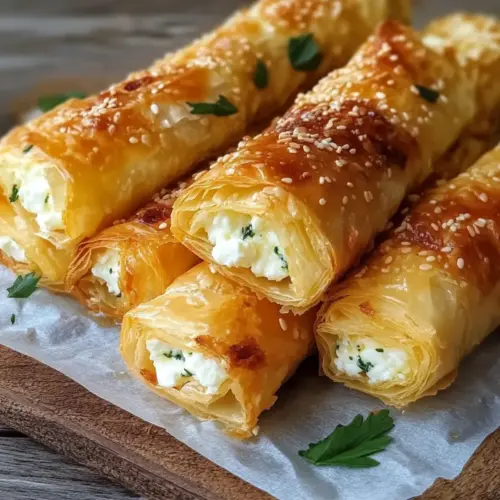 Ofen-Feta-Röllchen
