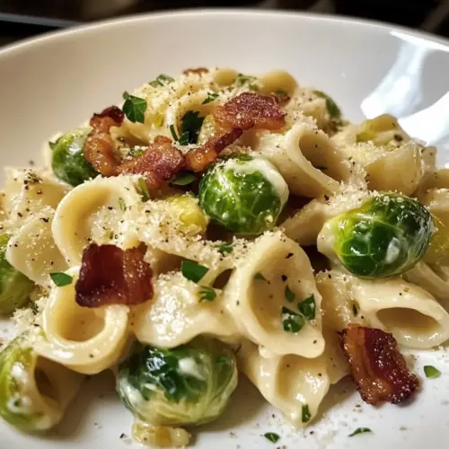 Rosenkohl-Pasta