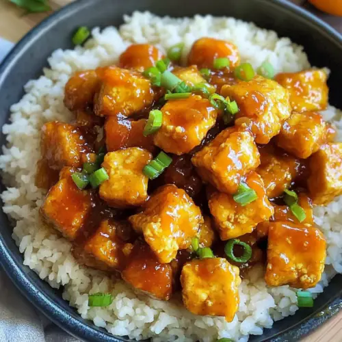 Veganer Orangenschnitzel (Tofu)