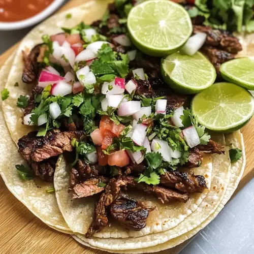 Würzige Carne Asada Tacos