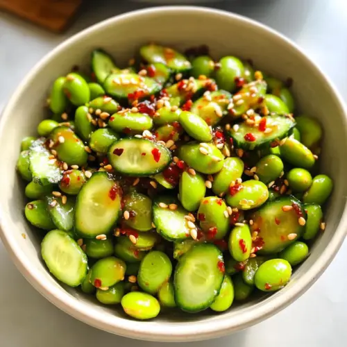 Einfache japanische Edamame-Salat